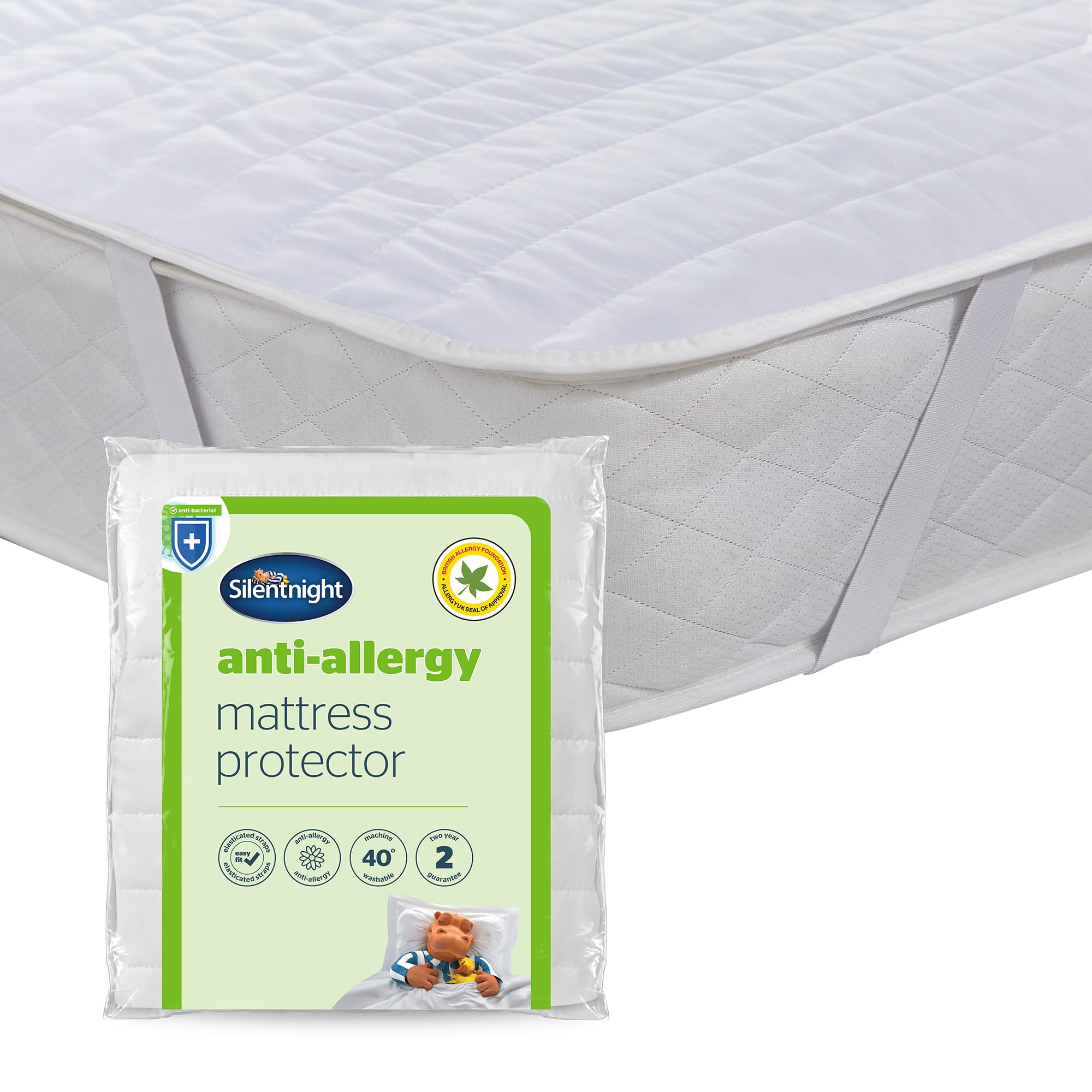 Silentnight Anti Allergy Mattress ProtectorSmall Double from B&Q