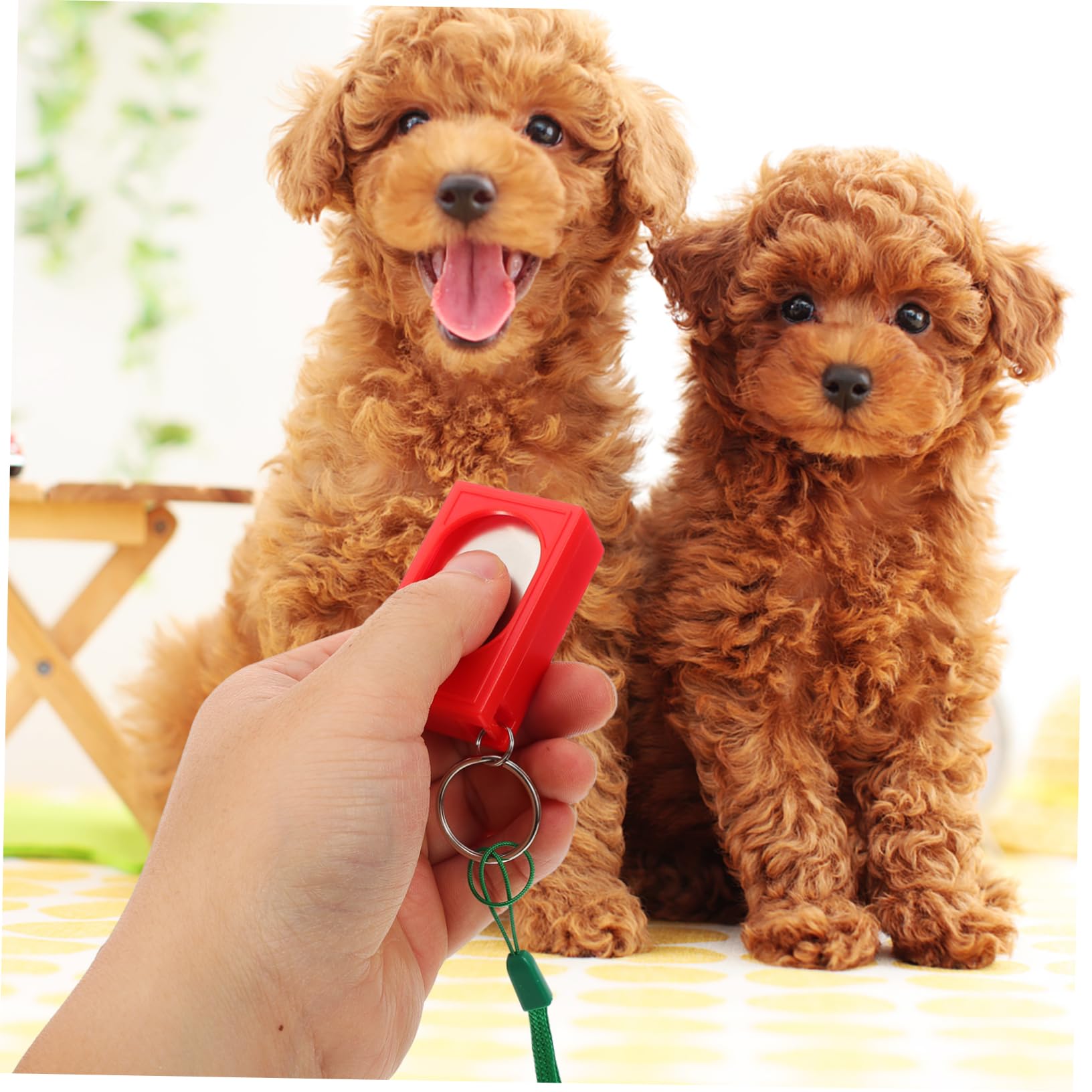 BESPORTBLE 10 Piezas Clicker De Mascota Clicker De Ladridos Cachorro Clicker De Entrenamiento Clickers Interactivos para Perros Dispositivo De Control De Ladridos Clicker De Animales Rojo