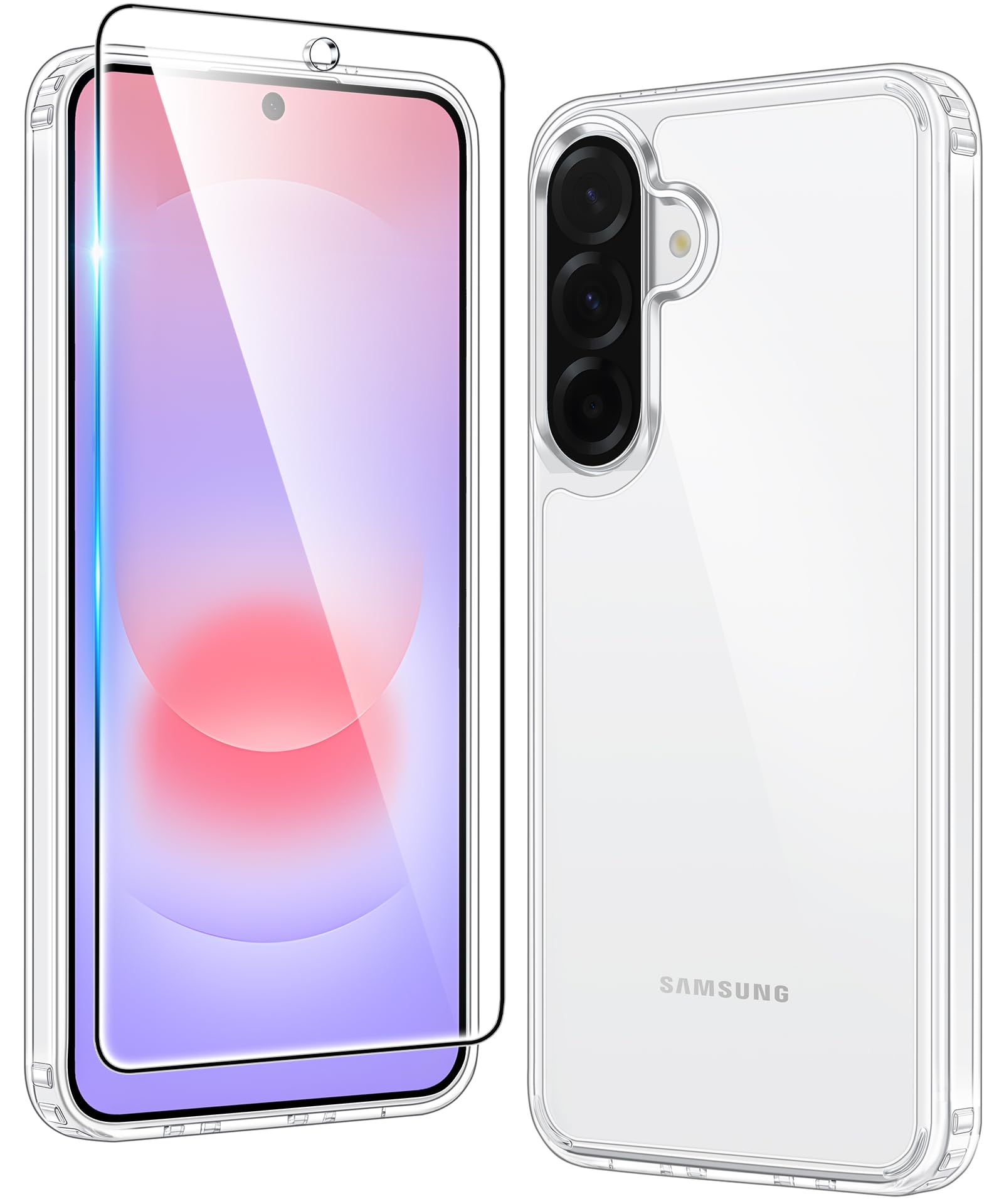 FNTCASE for Samsung Galaxy A37-5G Case: Galaxy A36 Phone Clear Cases