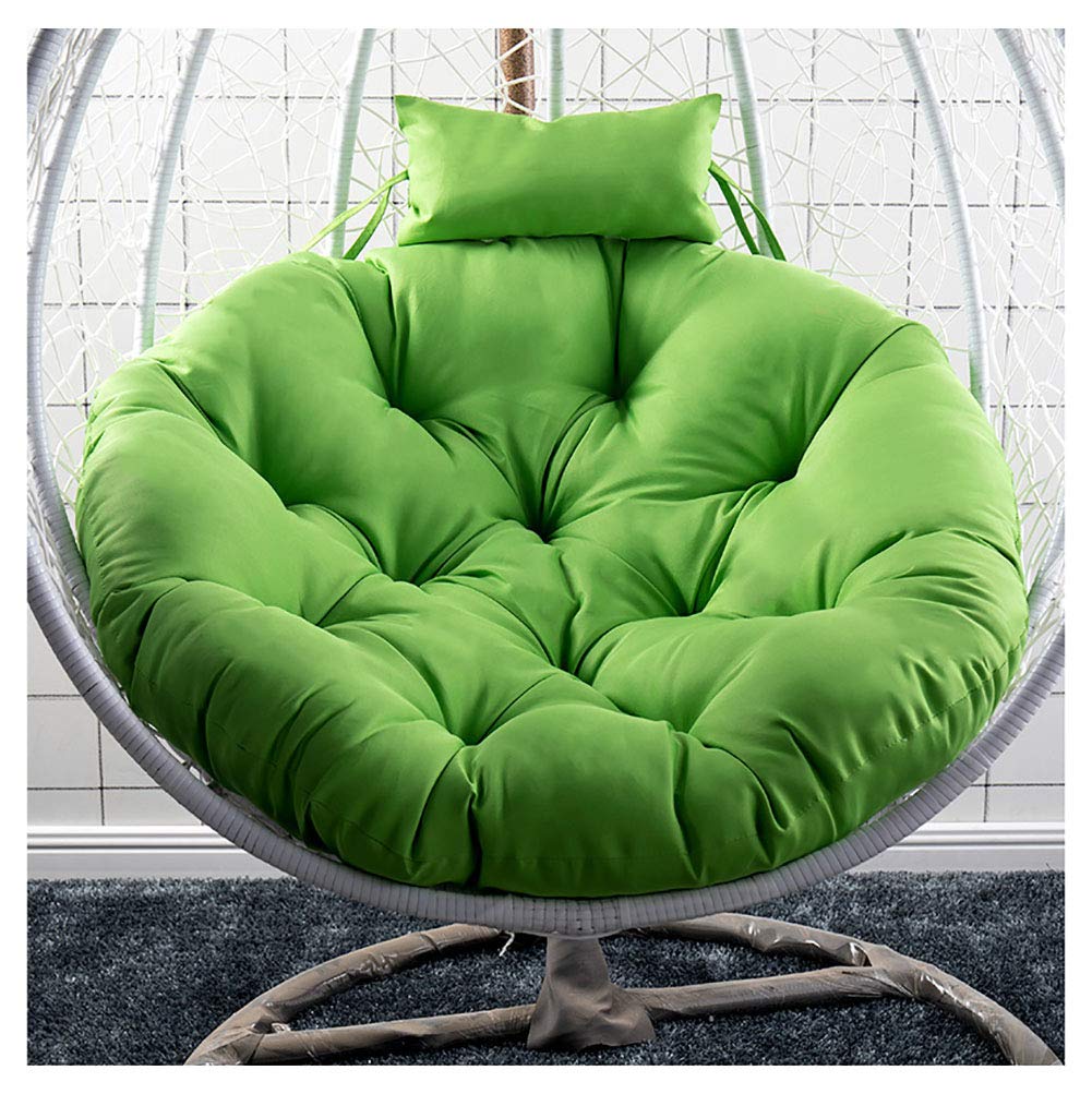Coussin de chaise nid d'oeuf rond epais et surrembourre pour fauteuil papasan