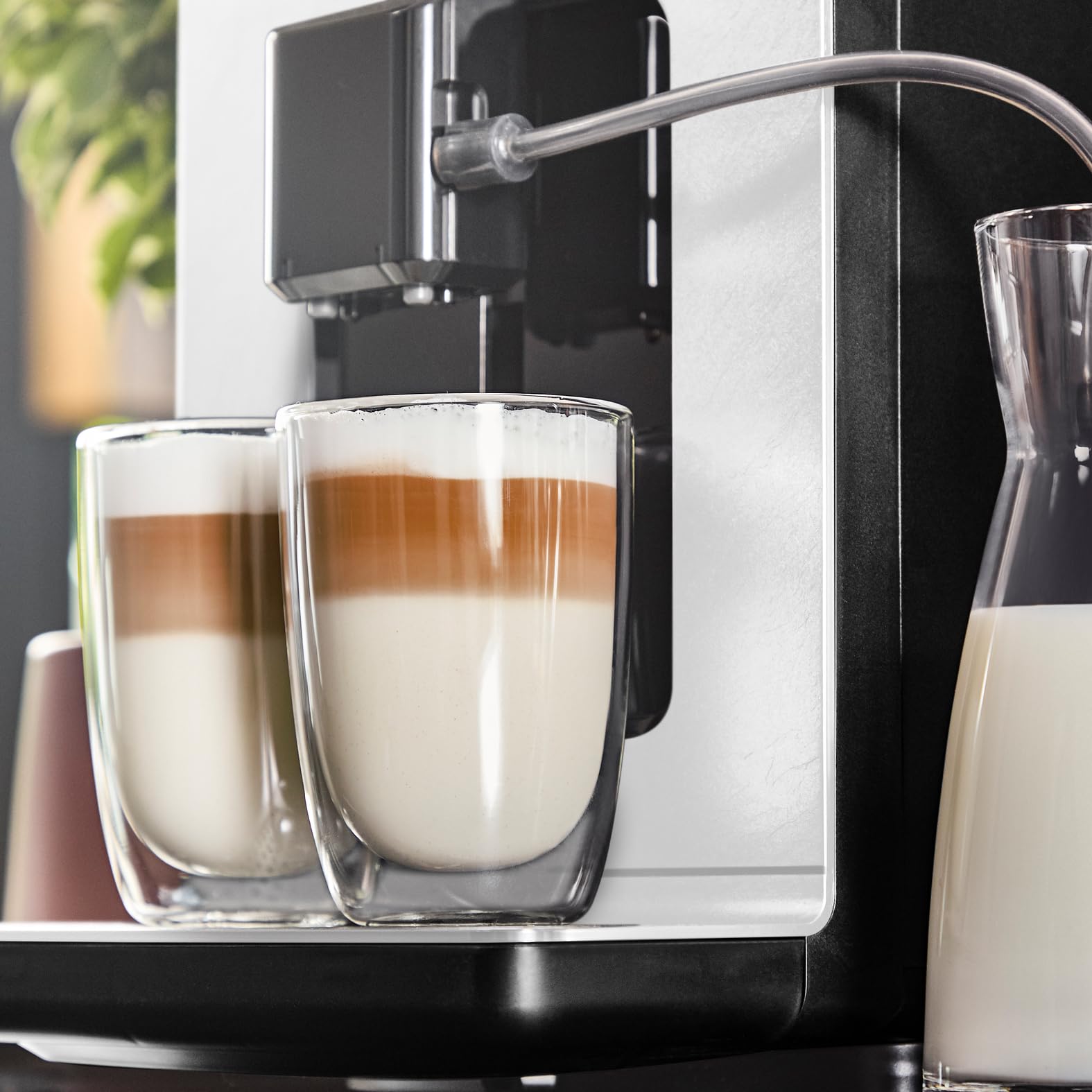 Krups EA897A Evidence ECO design automatyczny ekspres do kawy, cappuccino One-Touch, ekologiczny, sterowanie dotykowe, możliwość personalizacji, zestaw do zaparzania z metalu