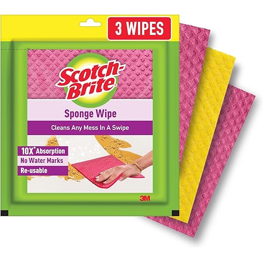Scotch Brite Sponge Wipe - 3 Pieces