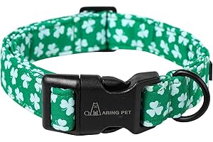 St. Patrick's Day Dog Collar by ARING PET: Celebrate with Festive Clovers