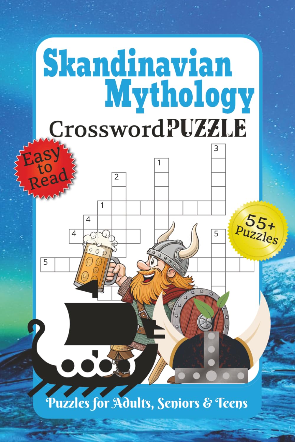 Skandinavian Mythology Crossword PUZZLE: Puzzle for Adults, Senior and Teens