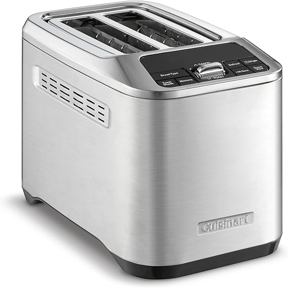 Cuisinart CPT520C 2Slice Lever less Motorized Toaster, 7shade