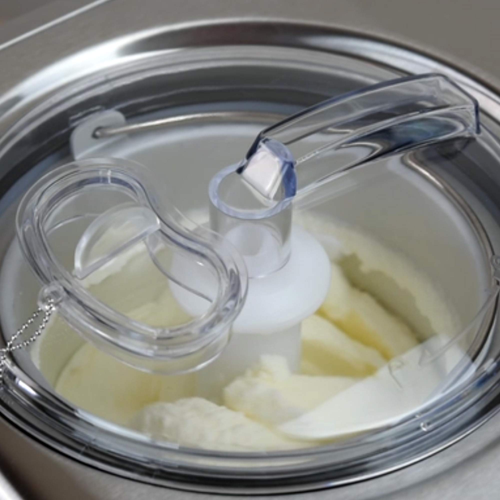 Digitale Edelstahl Eismaschine und Joghurt Bereiter mit Kompressor Gino Gelati IC-250W Helado