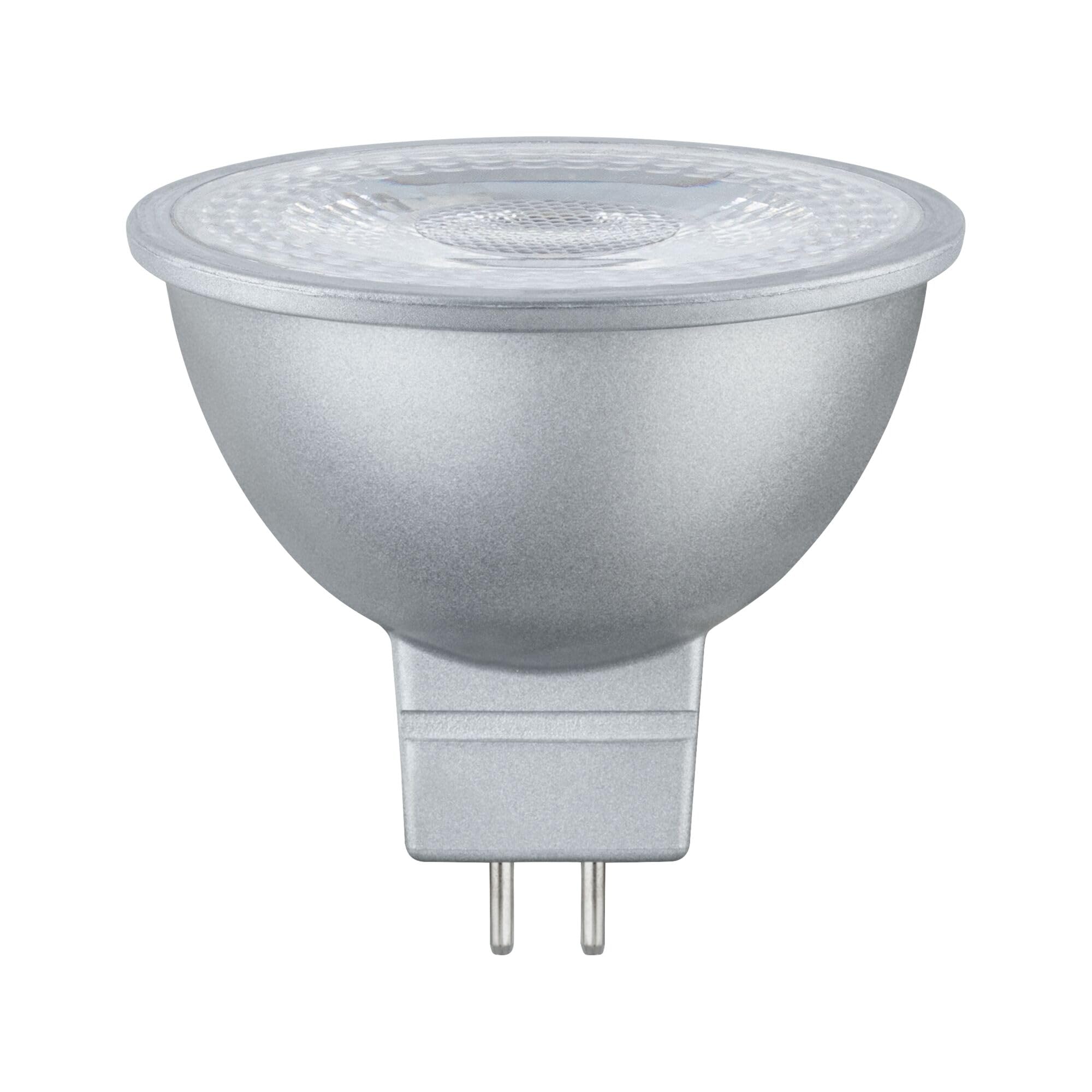 Paulmann 28874 LED Reflector Light Bulb GU5.3 12V 445lm 6.5W 4000K Chrome Matt Dimmable Bulbs