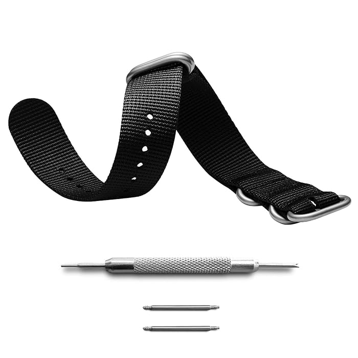 Buy NATO Zulu Watch Strap Thick G10 Premium Ballistic Nylon Replacement