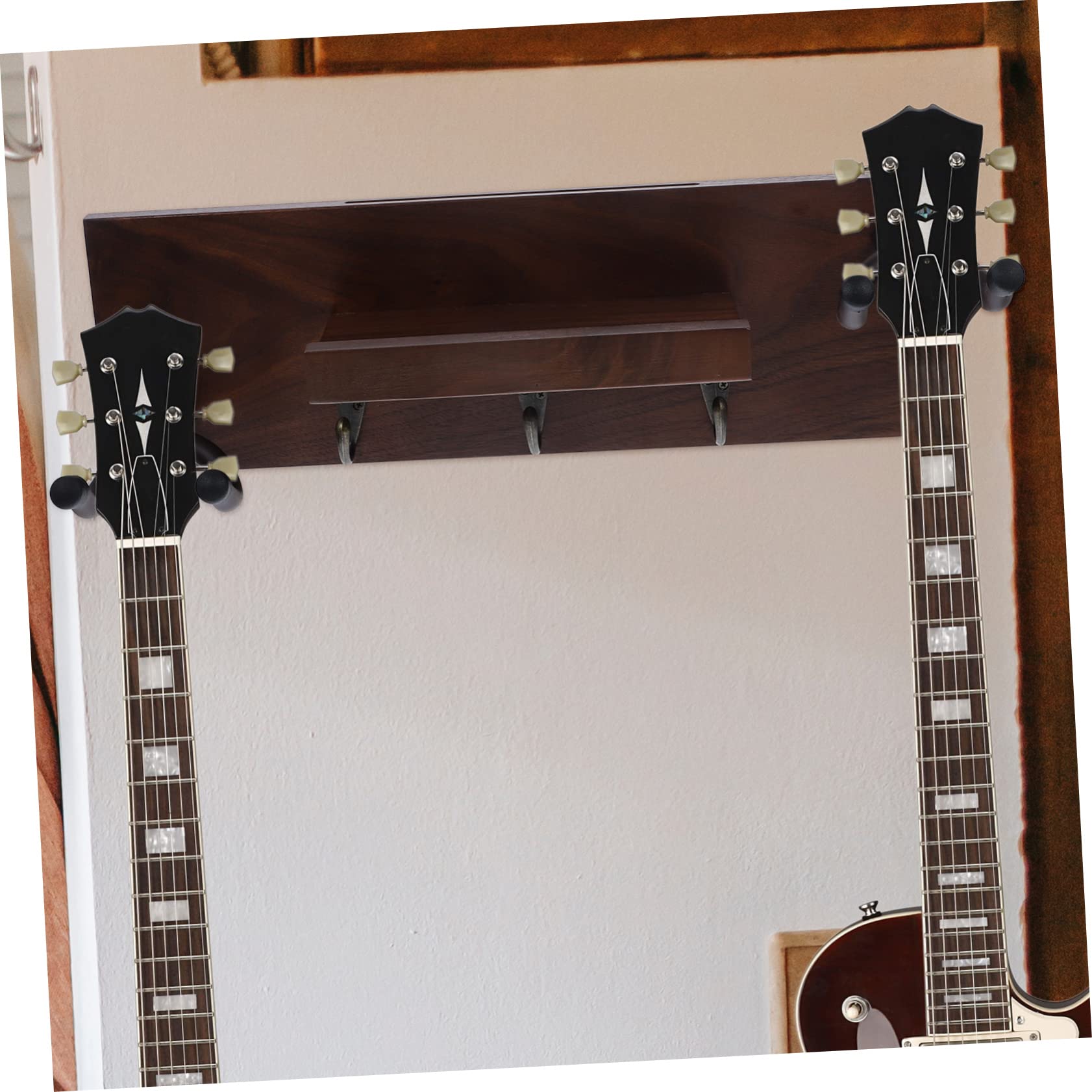 BESPORTBLE Wandhalterung für Gitarren und Streichinstrumente Multifunktionale Gitarrenaufhängung für Akustikgitarre Ukulele Violine und Bass Professioneller Gitarrenständer mit Sicherer