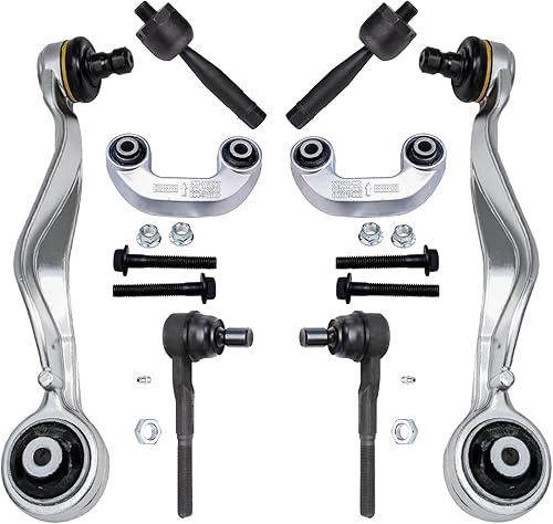 Miniatura 188 de Detroit Axle - Kit de suspensión delantera de 8 piezas para Toyota Sienna 2004-2010, brazos de control inferiores con rótulas interiores exteriores