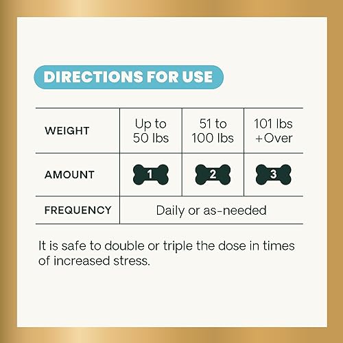 Vista 72 de VETRISCIENCE Composure - Masticables calmantes clínicamente probados, sabor pollo, 60 masticables, alivio de acción rápida del estrés, ladridos