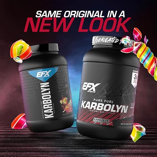 Miniatura 2 de EFX Sports Karbolyn Fuel  Polvo de carbohidratos de rápida absorción  Carga de carbohidratos, energía sostenida, recuperación rápida, sin