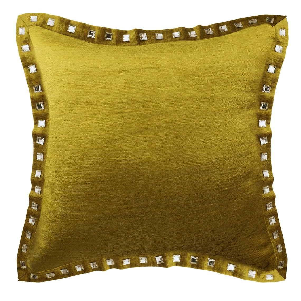 The HomeCentric Pillow Cover, Lemon Grass Pillows Cover, Crystals Sparkly Pillowcases, 20x20 inch (50x50 cm) Throw Pillow Covers, Solid Cushion Covers