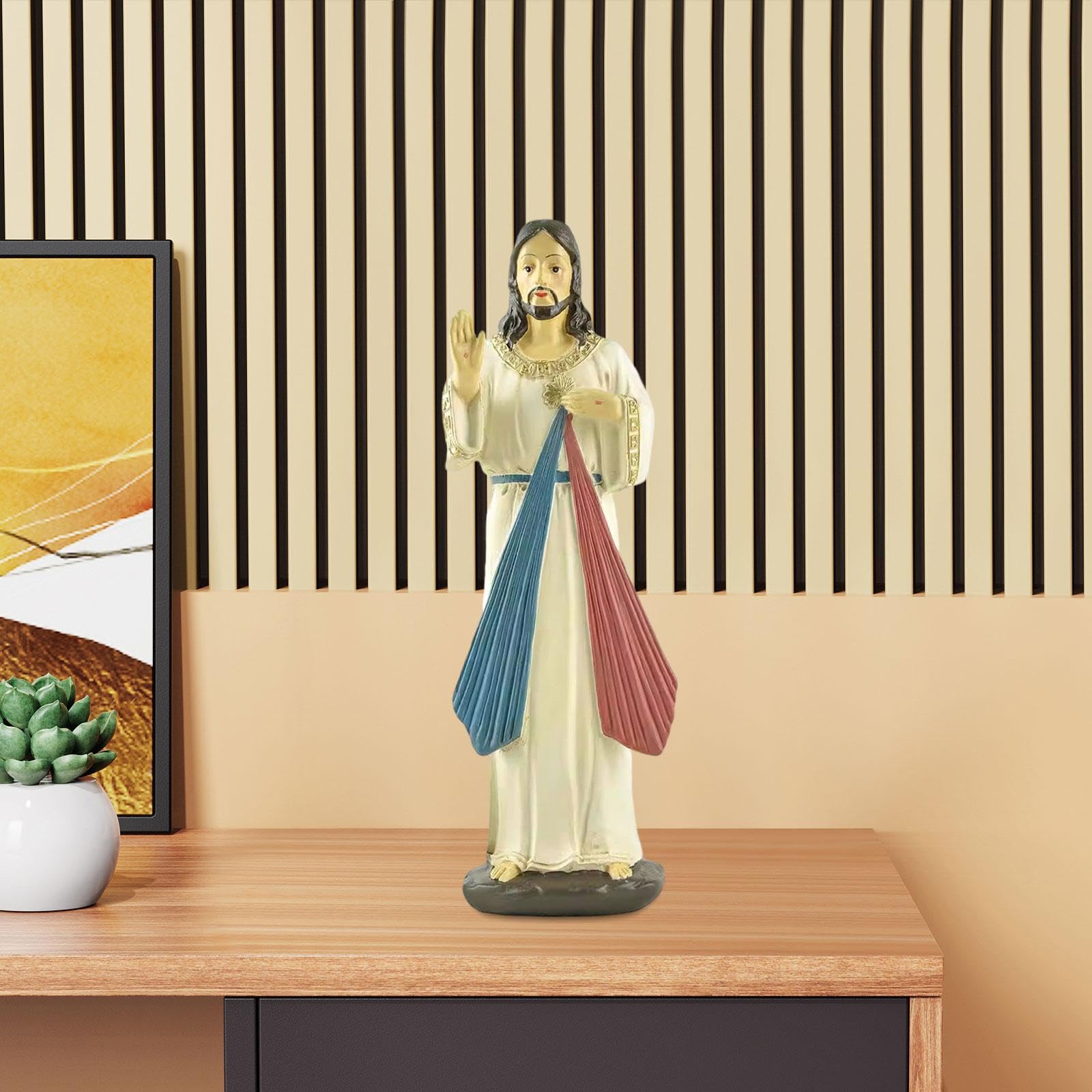 Amazon.co.jp: BLWOTMOR 神の慈悲イエスの像 : ホーム＆キッチン