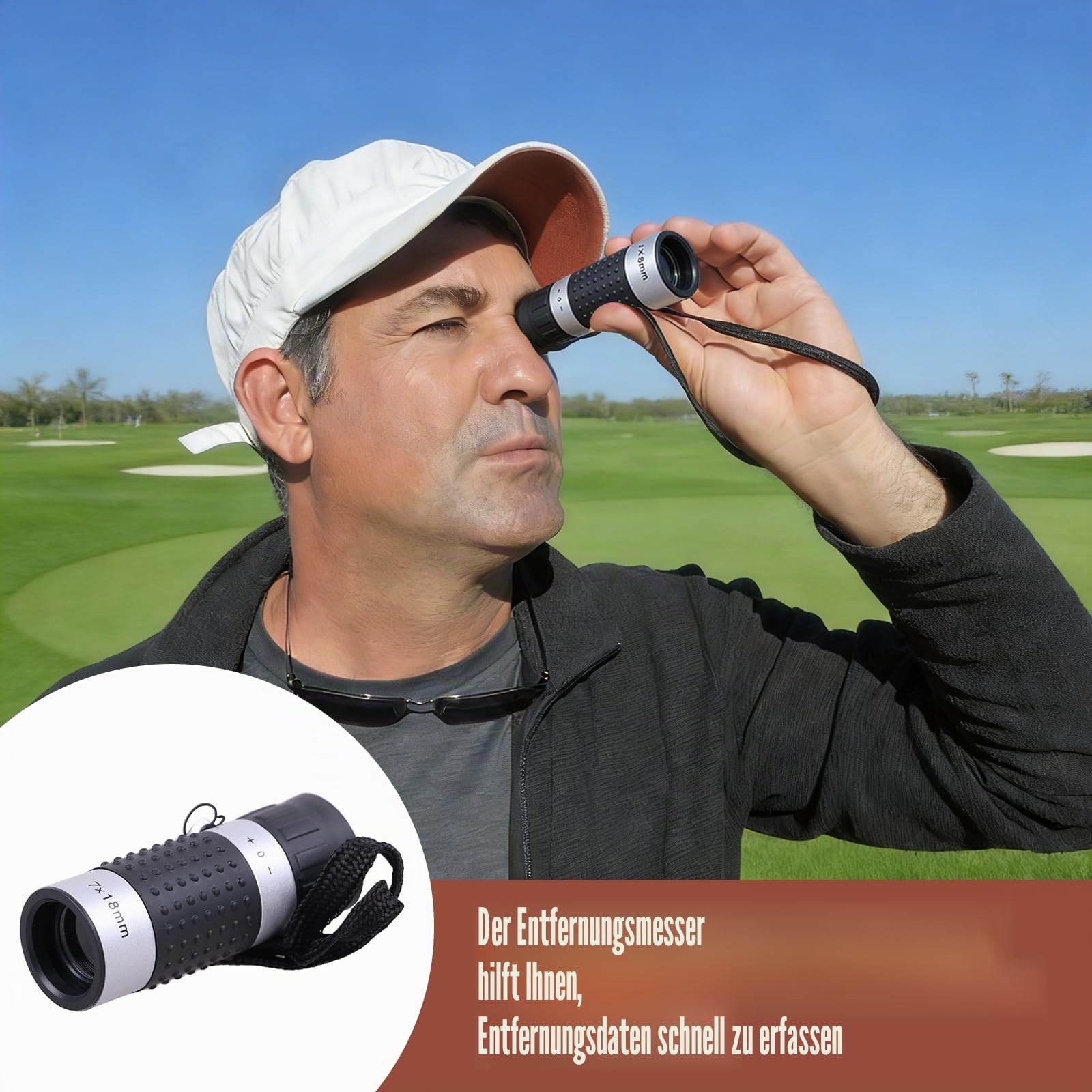 Golf Zubehör Set, Taschen Außen Sport Golfer Leder Golf Organizer, Golfzubehör Für Anfänger Geeignet, Multifunktions Golf Accessoires Kit mit Golfball
