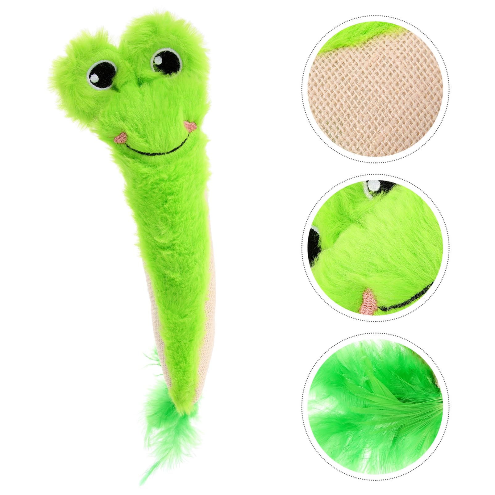 Jouet à Herbe à Chat pour Chaton Souris Peluche Interactive avec Papier Froissé Jouet Masticable pour Chats Intérieurs
