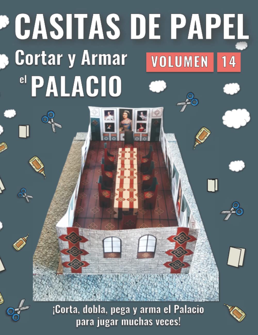 Casitas de Papel - Volumen 14 - El Palacio: Cortar y Armar un Magnífico Palacio - Spanish Edition (Casitas de Papel para Montar)