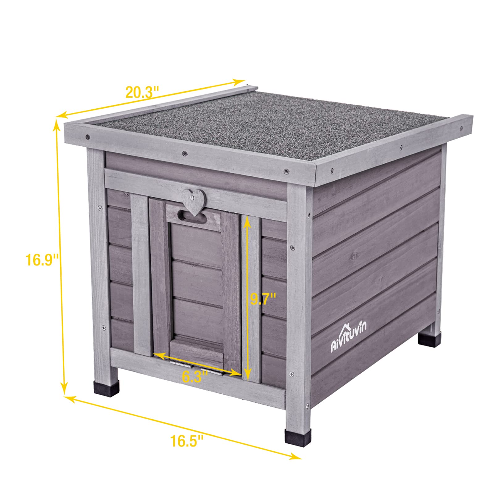Buy Aivituvin Feral Outdoor Cat House Indoor Rabbit Hutch for Bunnies