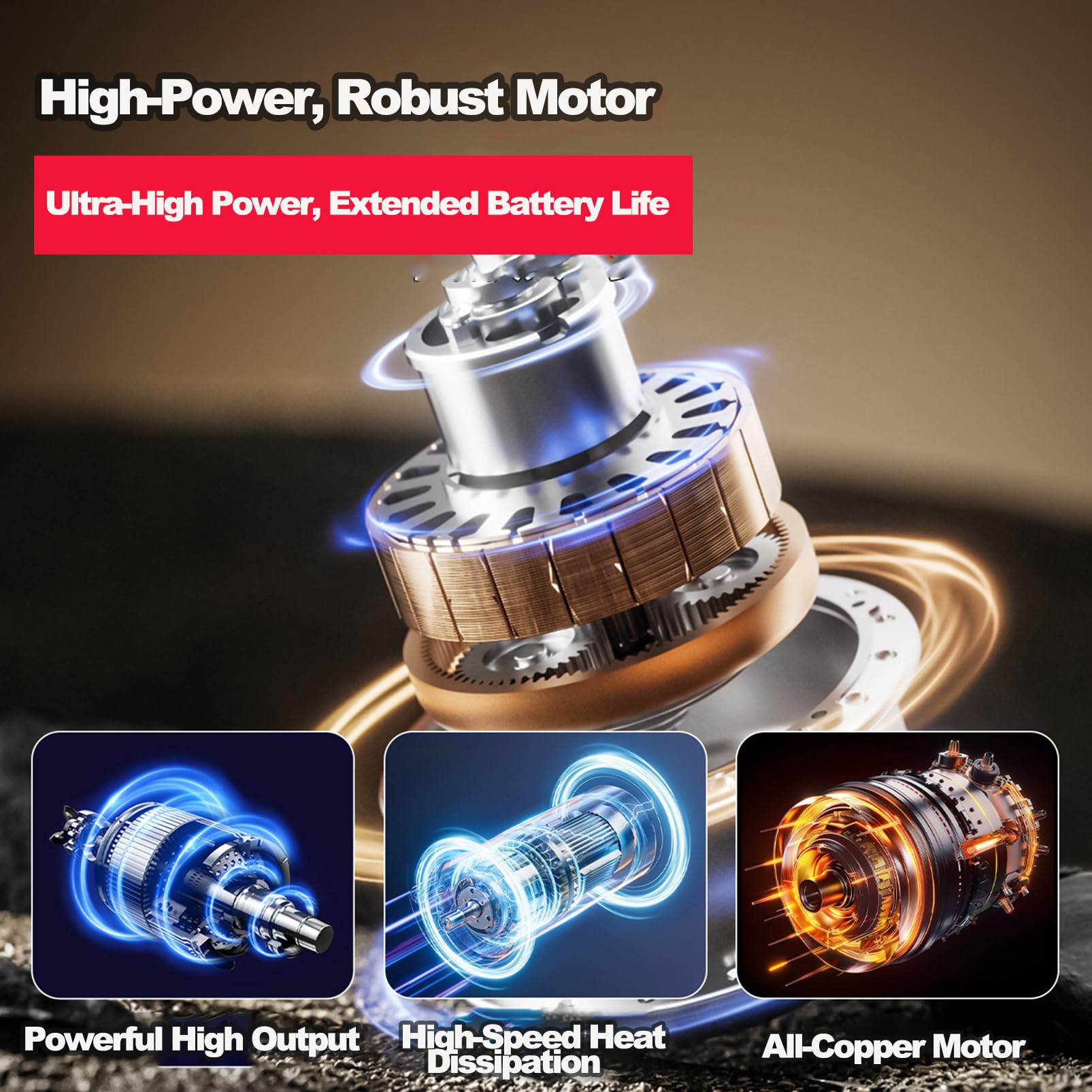 Nietzange Akku Elektrisch Nietmaschine, Automatisch Nietmuttern-Set mit Zwei Geschwindigkeitsstufen, Akku-Nietmutterngerät mit 5200mAh Batterie für M3 M4 M5 M6 M8 M10 M12