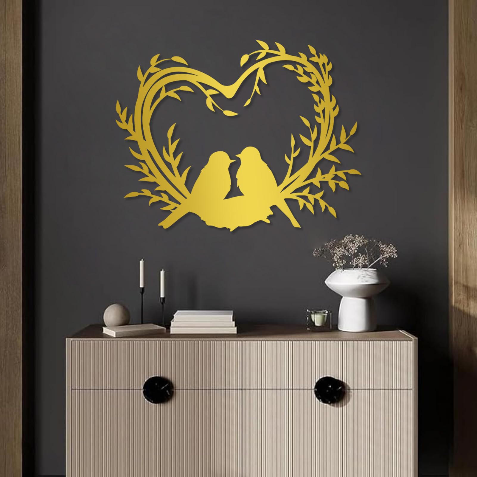 Birds Metal Decor, Metal Wall Decor, Housewarming Decor, Metal Wall Art