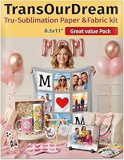 TransOurDream CoCo Sublimation Kit for Cotton & Dark Fabric Multi-Surface Transfer Supplies