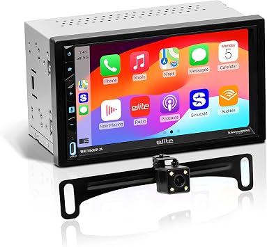 BOSS Audio Systems Elite Series BE7ACP.XC Car Stereo - CarPlay, Android Auto, SiriusXM, 7 Inch Touchscreen, Bluetooth, No CD DVD Player, Backup Camera