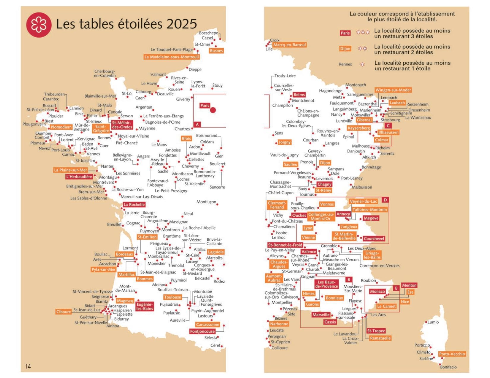 Guide Michelin France 2025