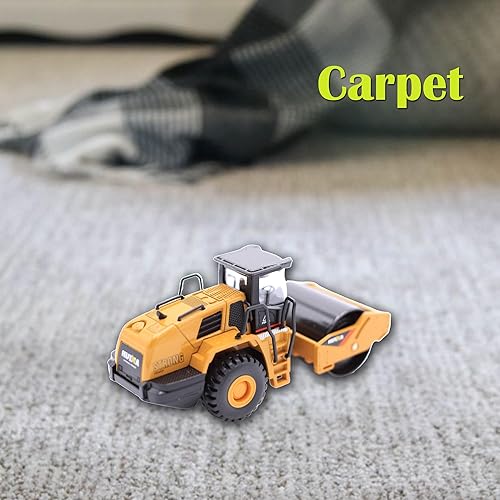 Miniatura 6 de Juguete de rodillo grande de metal a escala 160, juguete modelo de vehículos de construcción de metal, juguetes de coche de caja de arena al aire