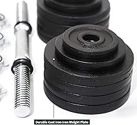 Vista 3 de S 2 X 52.5 LBS dumbbells de hierro fundido ajustable 105 libras