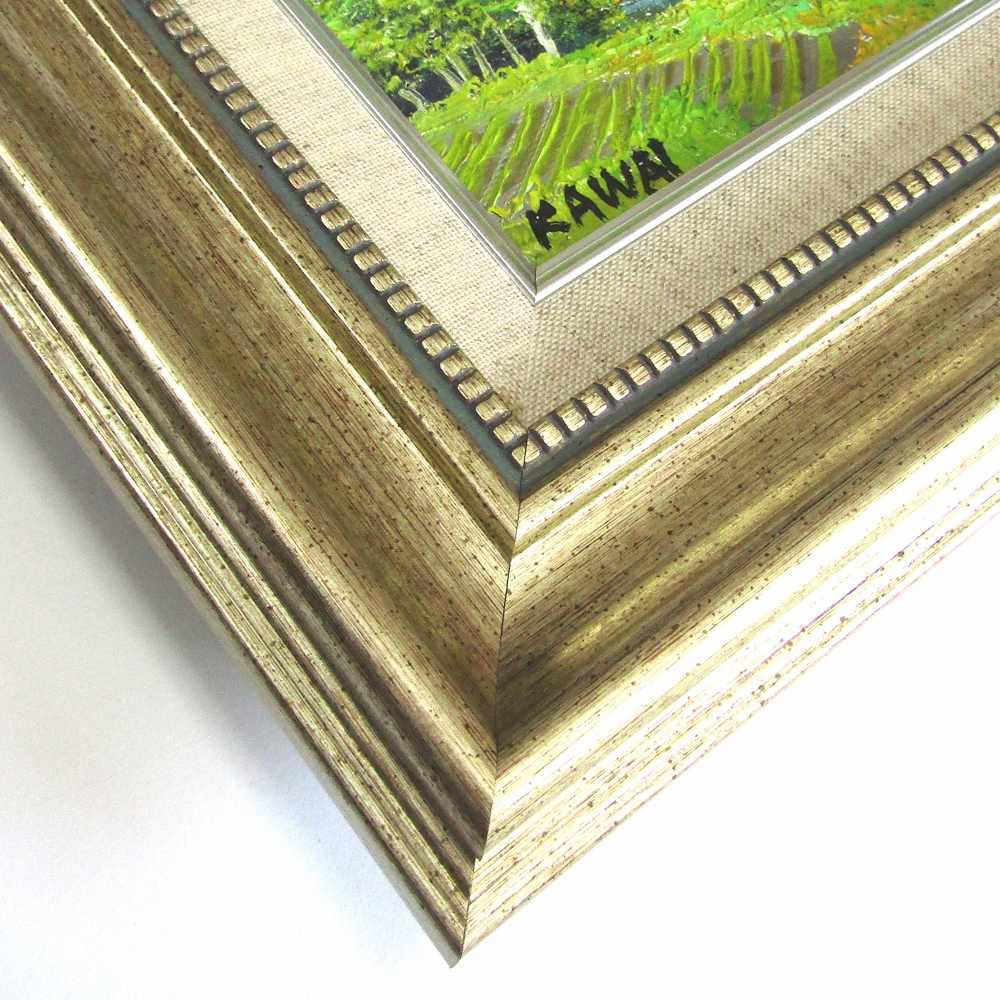 Amazon｜川合修二 常念岳1 SM号 シルバー 油彩画 油絵 風景画 山岳