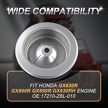 JRL Air Filter Air Cleaner for Honda 17210-Z6L-010 GX630 GX630R