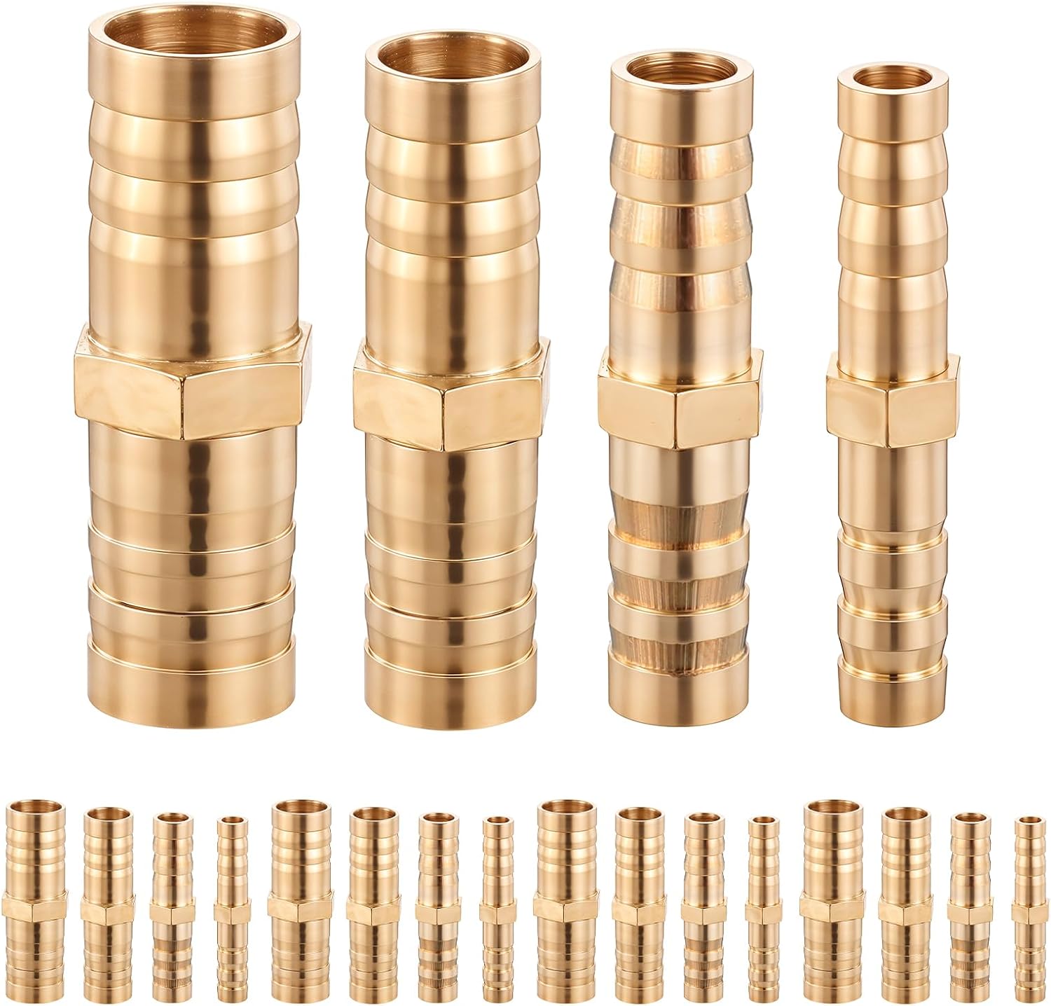 Amazon.com: 20 PCS Brass Hose Barb Fittings, 1/4