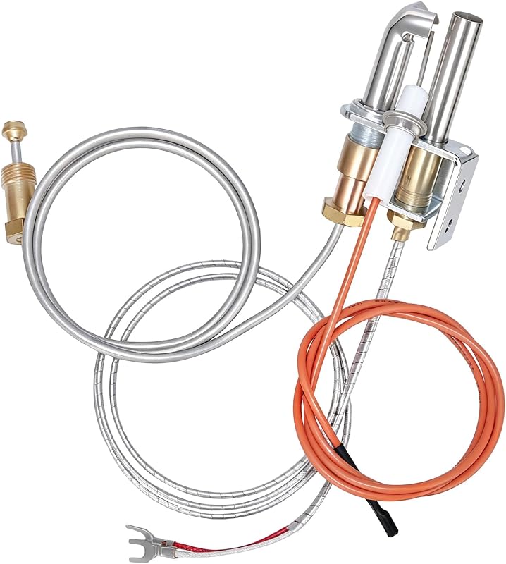 446-513A Pilot Assembly Propane Gas Kit, Thermopile Propane Gas (LP) Pilot | Replacement for Heat N Glo Fireplaces and Gas Log Sets, Heat & Glo SL2000, 4000, 5000, 6000, 8000 Models, Replace SRV446-513A