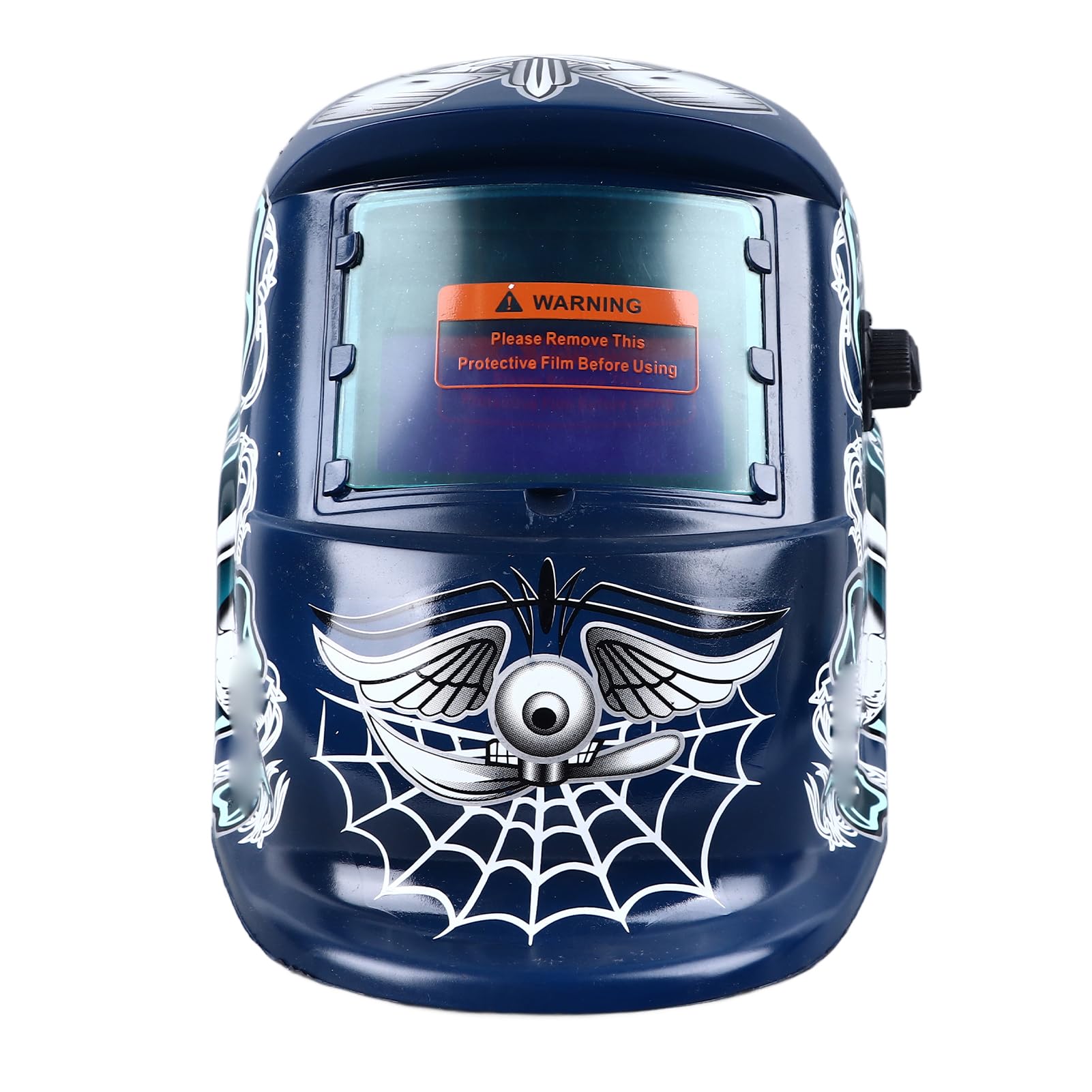 Solarbetriebener Schweißhelm, Automatische Verdunkelung, 93 X 43 Mm, Großer Bildschirm, Tragbar, Verstellbar, Schweißhelm, Breite Anwendung Zum Schneiden