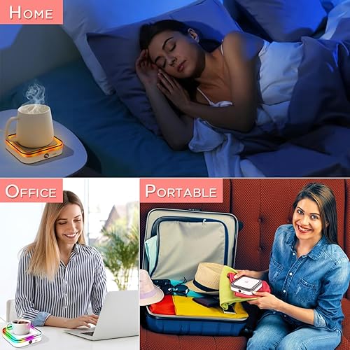 Miniatura 2 de Calentador de taza de café para escritorio, calentador eléctrico de taza, accesorios de escritorio de oficina, electrodomésticos de cocina para el
