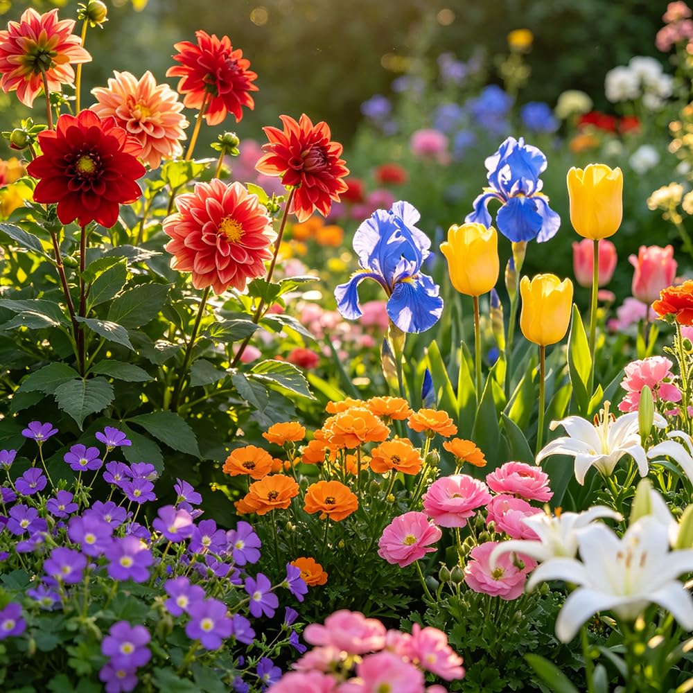 FioriRizoma multicolore - ufficio giardino balcone primavera giardino 18Bulbi