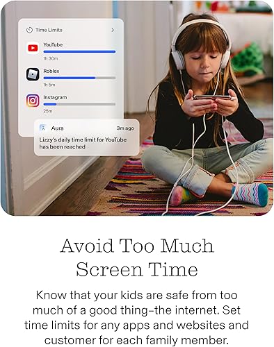Vista 20 de Aura Ultimate Online Safety Suite Internet Security & Identity Protection Software Antivirus, VPN, Password Manager, Dark Web Monitoring