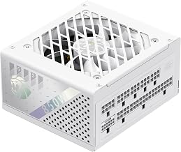 GAMEMAX GS 850G WH SFX Netzteil PC 850W, Vollmodular, 80 Plus Gold, Hochwertige Japanische Kondensatoren, FDB Lüfter, APFC+LLC+DC-DC, 9 Schutzfunktionen, 5 Jahre Garantie