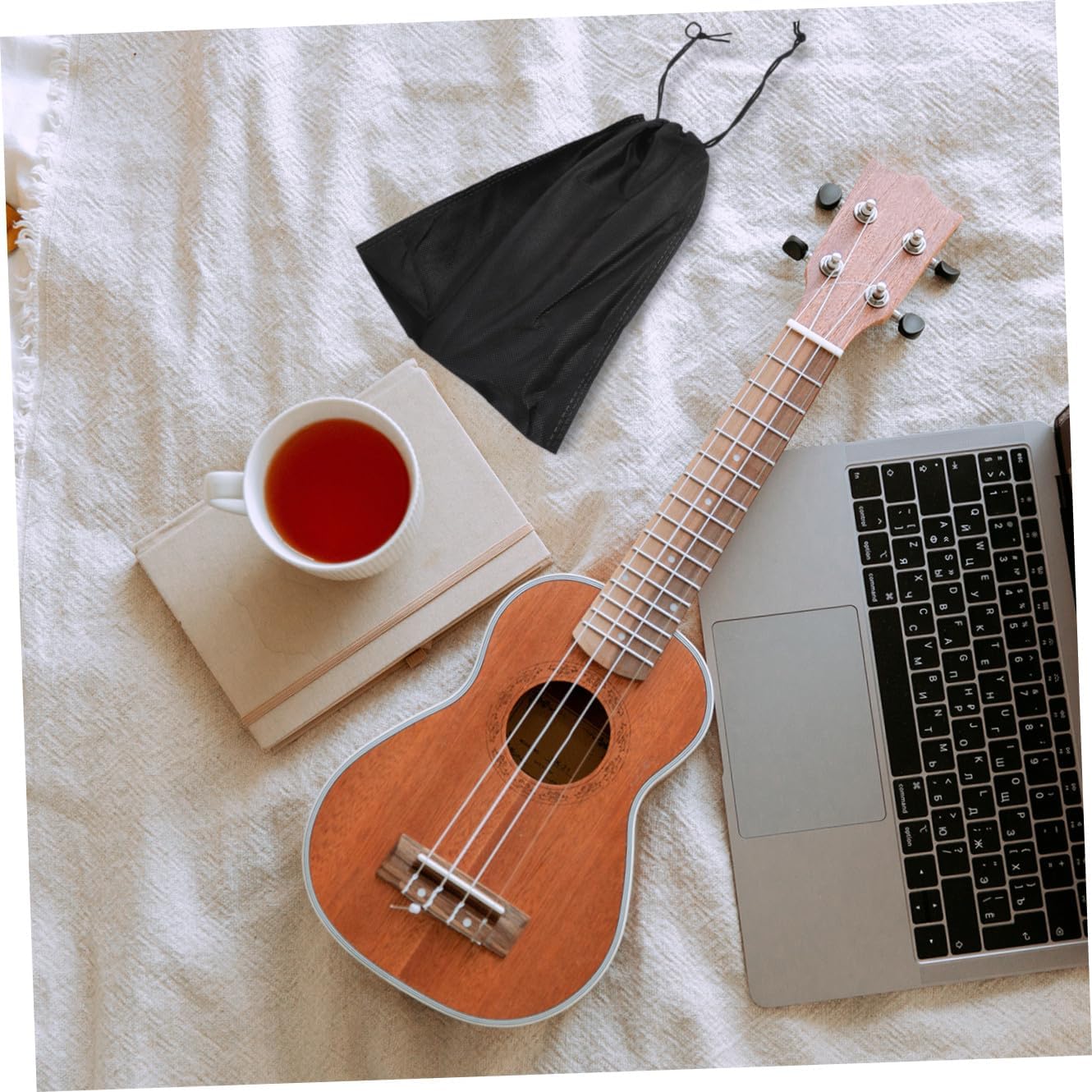 GALPADA Left Hand Ukulele Support Foot Stool Guitar Accessory for Comfortable Playing Easy to Install Safe Materials for Beginners
