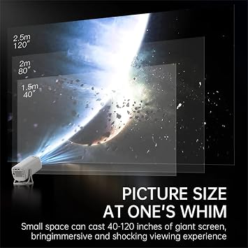 S40 PRO Game Projector, Projector And Game With 2 Wireless Controllers Game Projector with Controllers, Projector, S40 PRO Video Game Projector