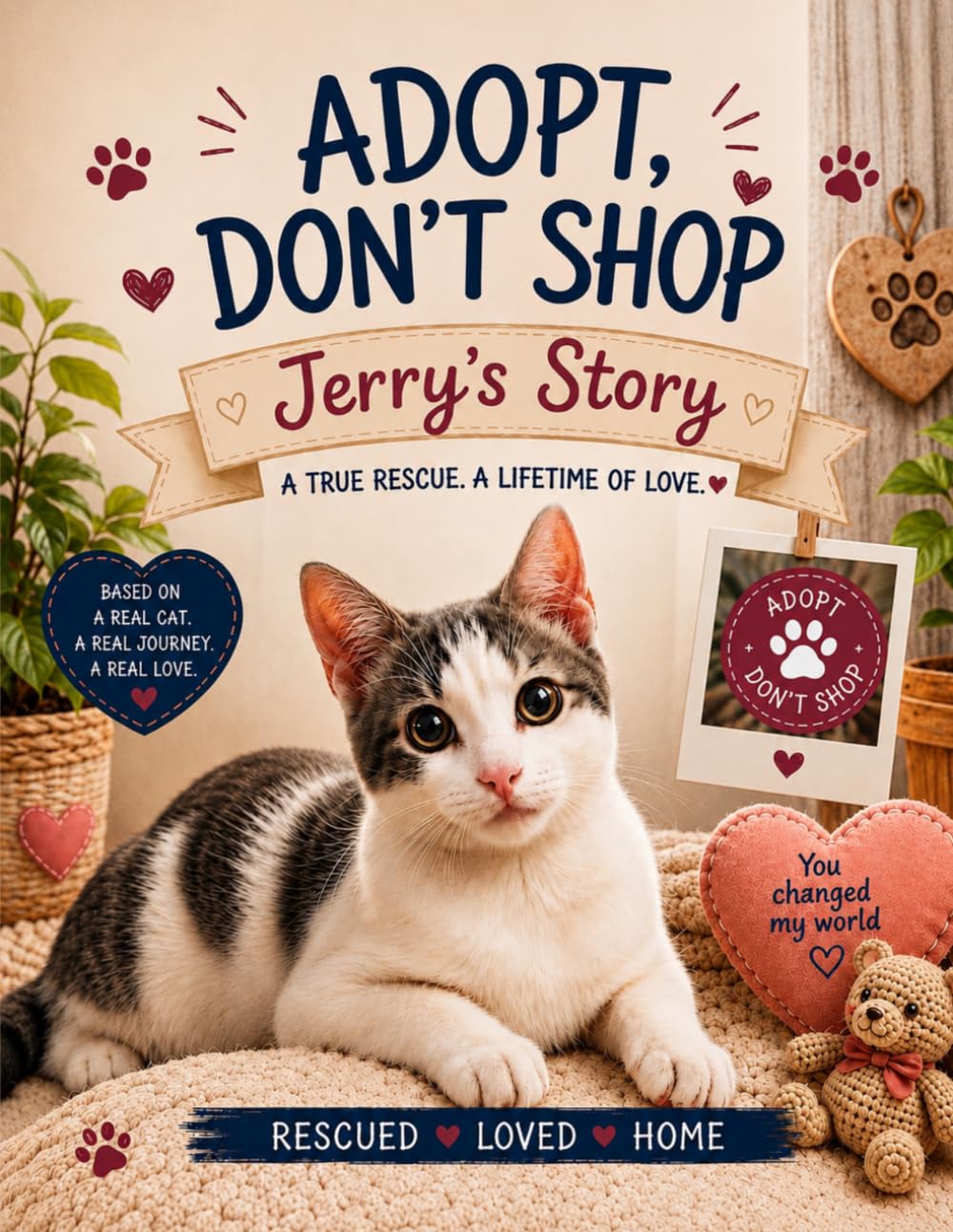 ADOPT, Don’t Shop: Jerry’s Story Coloring Book