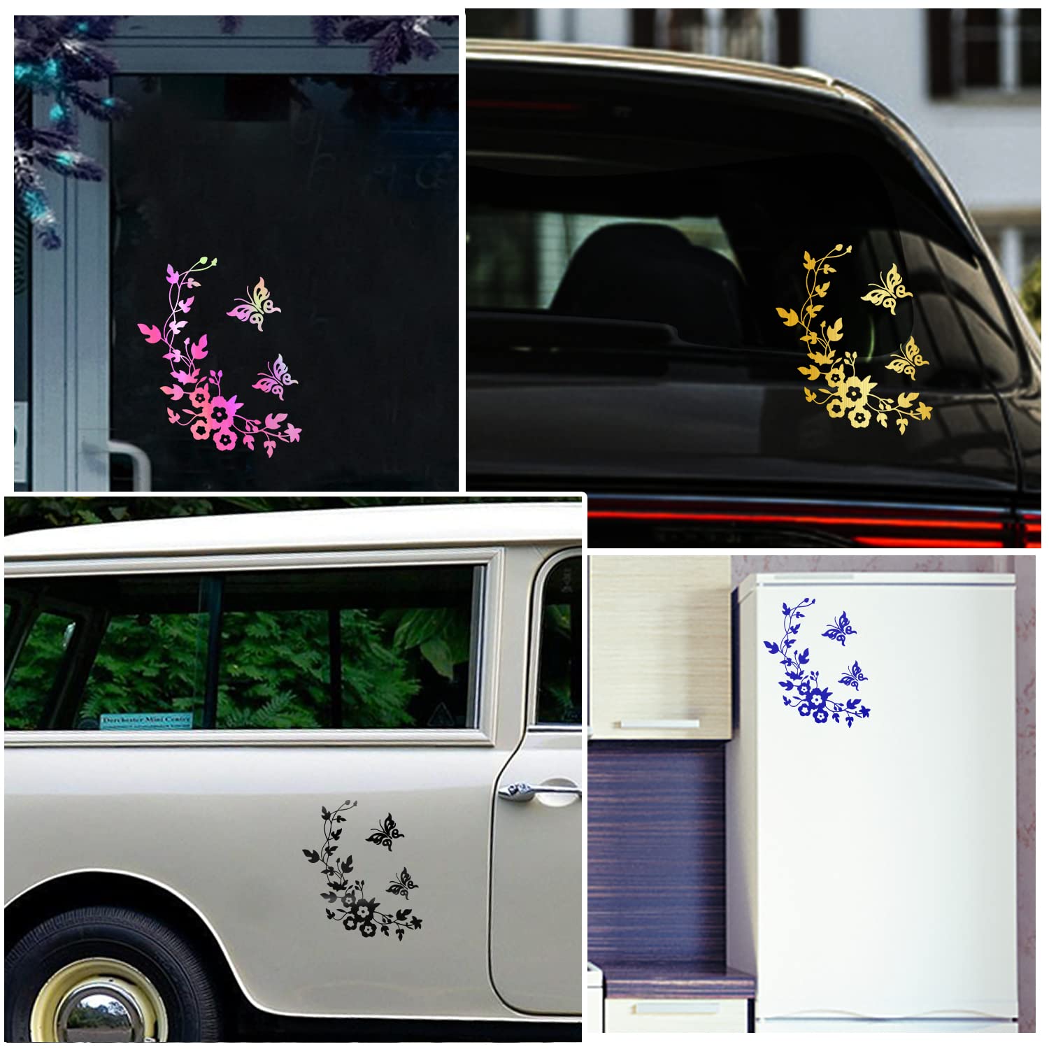 Leniutor Lot De 6 Autocollants De Voiture En Vinyle Imperméable Pour