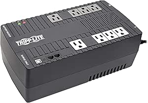 Tripp Lite Avr550u Avr550u Avr Series Ups Battery Backup System, 8 Outlets, 550 Va, 420 J
