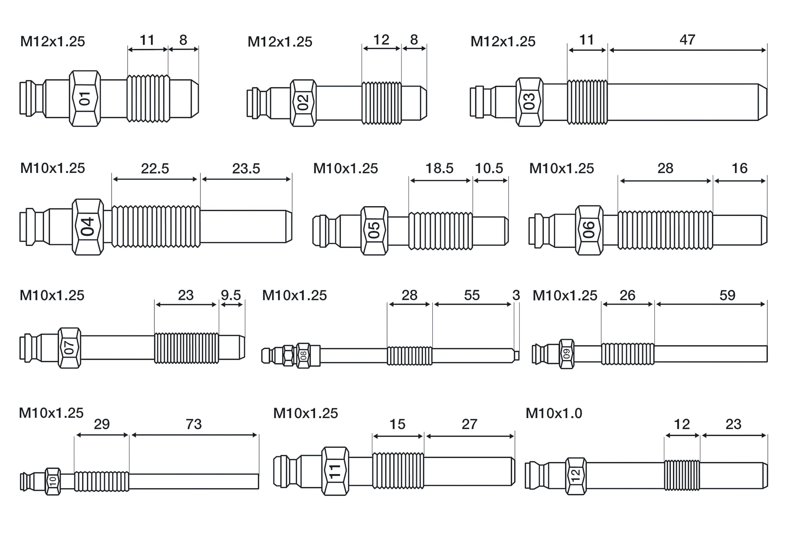 BGS 8400 | Set tester compressione per motori a benzina e diesel