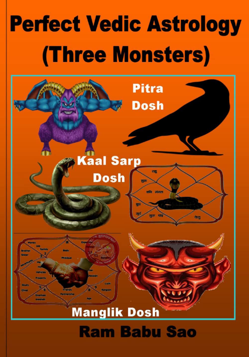 Perfect Vedic Astrology (Three Monsters): Knowledge of Pitra Dosh, Kaal Sarp Dosh and Manglik Dosha's Impact, Sufferings and Remedies