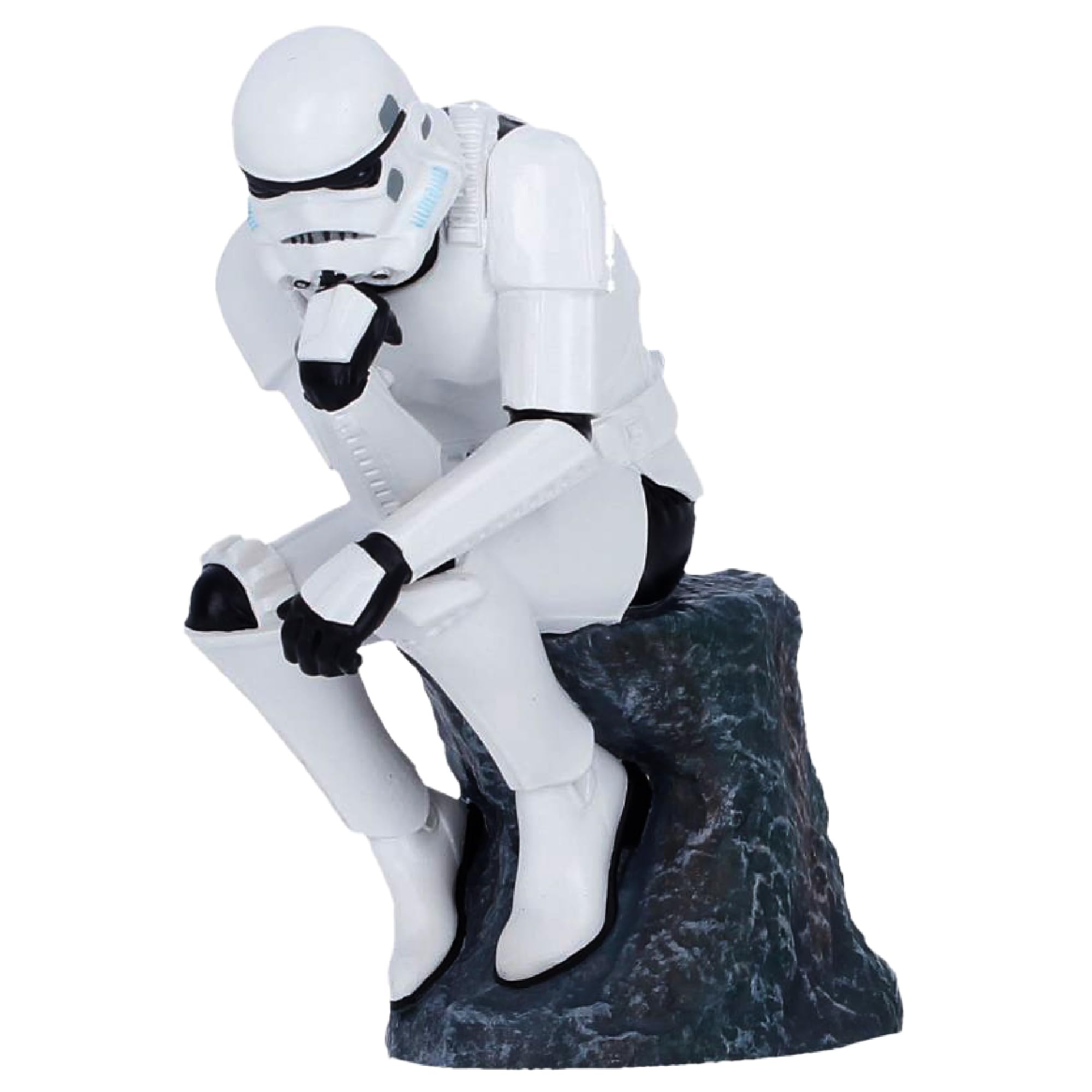Film & Tv Unisex Kids Mulicoloured Officially Licensed Stormtrooper Overthinker Figurine 12Cm - Resin