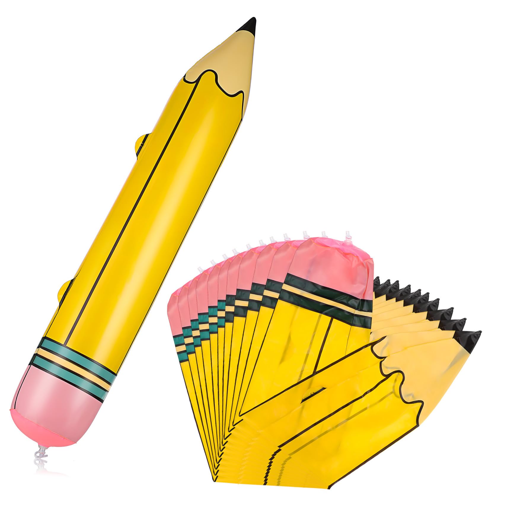 12 Pezzi Matita Gonfiabile Grande Pvc Decorazioni Scuola per Aula