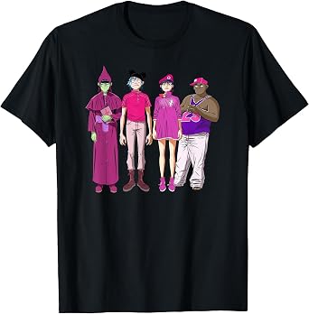 Gorillaz Cracker Island Group T-Shirt