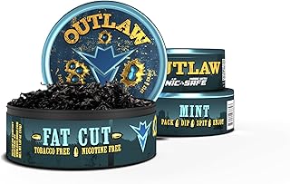 Outlaw Mint NiC-Safe™ Fat Cut - 3 Pack - Tobacco & Nicotine Free Chew