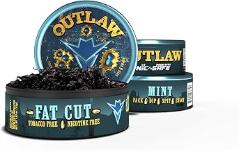 Outlaw Mint NiC-Safe™ Fat Cut - 3 Pack - Tobacco & Nicotine Free Chew